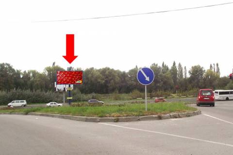 Билборд A в Луцке, 3x6  Набережна вул. / Яровиця вул., кільце, з боку Грушевського пл. фото 1
