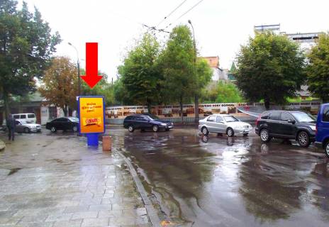 Ситилайт B в Луцке, 1.8x1.2  Винниченка вул. / Перемоги пр. / Незалежності пл., біля корпусу ВНУ фото 1
