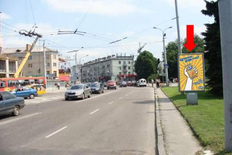 Ситилайт A в Луцке, 1.8x1.2  Волі пр. / Театральна пл., навпроти ЦУМу, супермаркетів "Сільпо", "Ельдорадо" фото 1