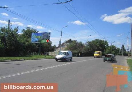 Билборд  в Луцке Ковельская ул., 85 / Ялинова (колишня Матросова) ул., со стороны Фабрична (колишня Глинки) ул. фото 1