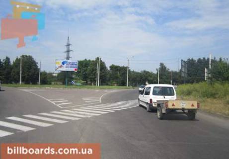 Билборд  в Луцке Львовская ул. / Европейская ул., кольцо фото 1