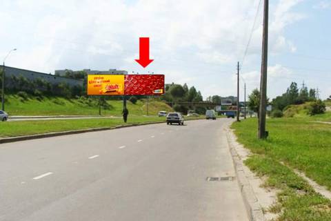 Билборд  в Львове Хуторовка ул., разделитель, возле рынка "Шувар", правый, в центр фото 1