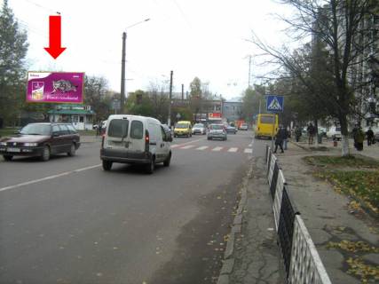 Билборд B в Львове, 3x6  Патона вул., 2/2 / Кричевського вул., в бік Виговського вул. фото 1