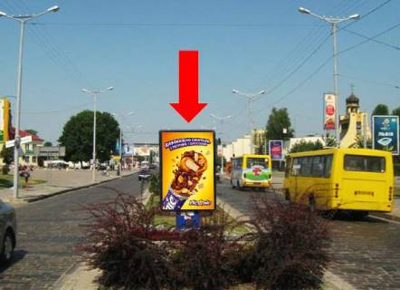 Ситилайт A в Львове Черновицкая ул., разделитель, в сторону ж/д вокзала фото 1