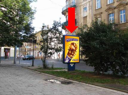 Ситилайт B в Львове, 1.8x1.2  Саксаганського вул., 22 / Франка вул. фото 1