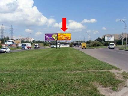 Билборд  в Львове Хуторовка ул., со стороны Стрыйская ул., возле рынка "Шувар", разделитель, правый фото 1