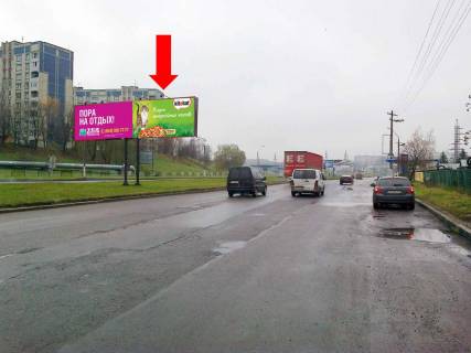 Билборд  в Львове Хуторовка ул., возле рынка "Шувар", разделитель, в сторону Научная ул., правая фото 1