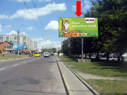 Билборд A в Львове, 3x6  Мазепи вул., 26 / Миколайчука вул., ресторан "Магнат" фото 1