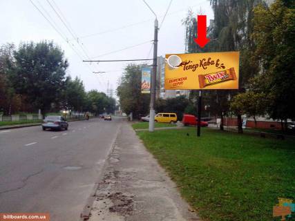 Билборд A в Львове, 3x6  Сяйво вул., 17, біля зупинки, в бік Городоцкої вул. фото 1