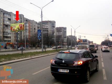 Билборд B в Львове, 3x6  Наукова вул., 53 - вул. Симоненка, роздільник, на світлофорі, біля супермаркету, в бік ТРЦ "Victoria Gardens", вул. Кульпарківська фото 1
