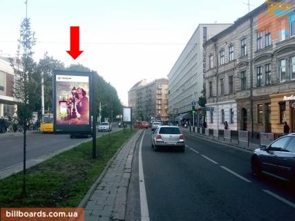 Ситискролл A в Львове, 1.8x1.2  Чорновола пр., 11, роздільник, біля ресторану "Кумпель", в центр фото 1