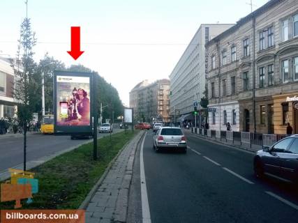 Ситискролл A в Львове, 1.8x1.2  Чорновола пр., 11, роздільник, біля ресторану "Кумпель", в центр фото 1