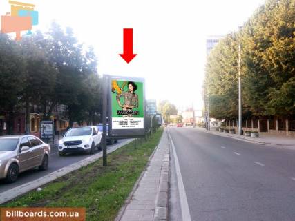 Ситискролл A в Львове, 1.8x1.2  Чорновола пр., 11, роздільник, біля ресторану "Кумпель", з центру фото 1