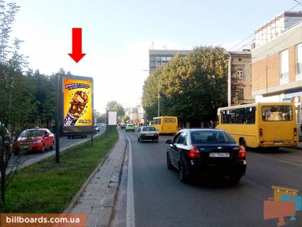 Ситискролл A в Львове, 1.8x1.2  Чорновола пр., 9 / Зернова вул., роздільник, біля готелю "Львів", на світлофорі, з центру фото 1