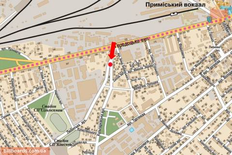 Призма A в Львове, 3x6  Кульпарківська вул., 15 / вул. Любінська - 154600 схема