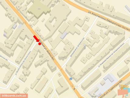 Нестандарт A в Львове, 2x3.7  Зелена вул., 54 / Сліпого вул., з центру схема