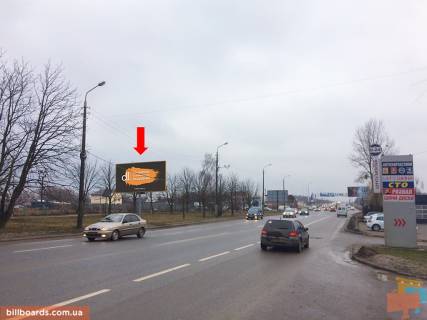 Билборд B в Львове, 3x6  Кульпарківська вул., 147, ТРЦ "Victoria Gardens", з центру фото 1