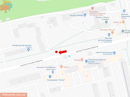 Нестандарт A в Львове, 2x3.7  Мазепи вул., 25 (зуп. "Лікарня швидкої допомоги"), в сторону ТРЦ "Спартак", вул. Замарстинівської схема