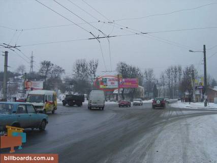 Билборд A в Львове Варшавська вул. - Замартиновская вул., лівий фото 1