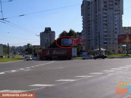 Билборд A в Львове Варшавська вул. - Чорновола пр., лівий фото 1