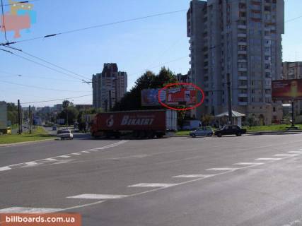 Білборд, Бігборд (Борд)  A у Львові Варшавська ул.- Чорновола пр., Правий Фото 1