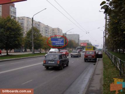 Billboard B in Lviv Volodimira Velikogo st., 110, v storonu Kul'parkivs'koi st. Photo 1