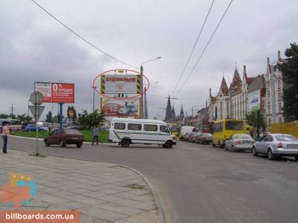 Билборд B в Львове Городоцкая ул., 177, напротив, верхний фото 1