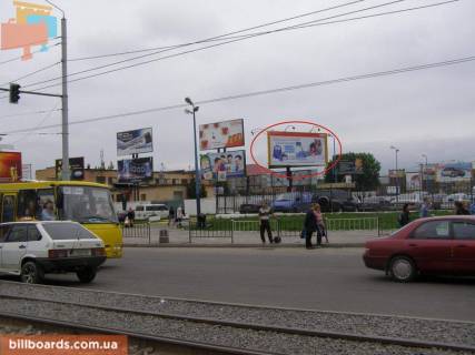 Білборд, Бігборд (Борд)  A у Львові Городоцька вул., Навпроти вокзалу Львова Фото 1