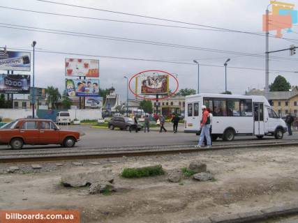 Билборд B в Львове Городоцкая ул., напротив вокзала Львова фото 1