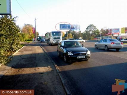 Билборд A в Львове Хмельницького вул., в'їзд в місто, навпроти зупинки "ринок" Галицьке перехрестя "", лівий фото 1
