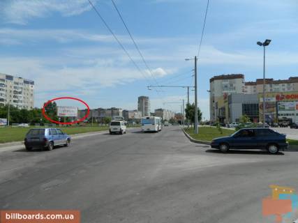 Билборд A в Львове Червоної Калини вул. - Антоненко-Давидовича вул. фото 1