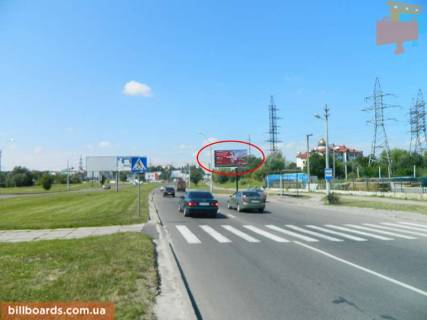 Билборд A в Львове Хуторівка вул. - Хоткевича вул., 11, навпроти фото 1