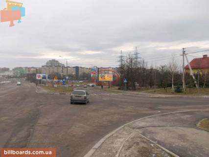 Билборд A в Львове Хуторівка вул., з'їзд з моста, в сторону ринку Шувар фото 1