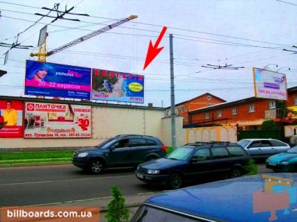 Білборд, Бігборд (Борд)  A у Львові Городоцька вул., 128, навпроти, правий Фото 1