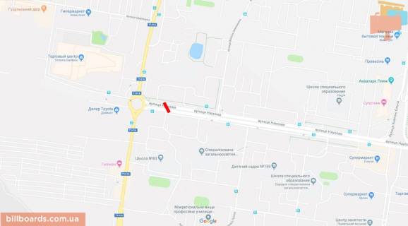 Призма A в Львове Наукова вул., 61 - Кульпарківська вул. - 162752 схема