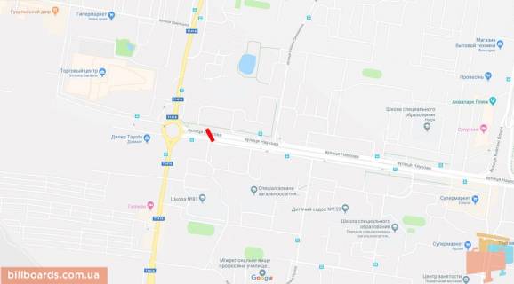 Призма A в Львове Наукова вул., 61 - Кульпарківська вул. - 162753 схема