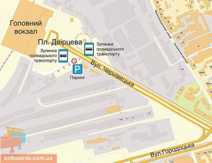 Скроллер B в Львове Дворцовая пл. - 162731 схема