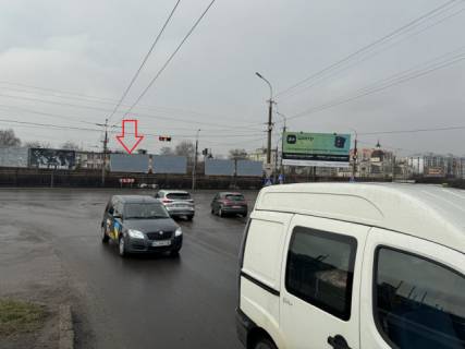 Білборд, Бігборд (Борд)  A у Луцьку, 3х6  Соборності- перехрестя Карпенка Карого (лівий) схема