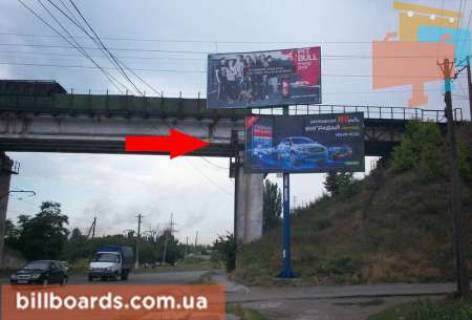 Билборд A в Мариуполе Заозерна вул., центральний ринок, верхній фото 1