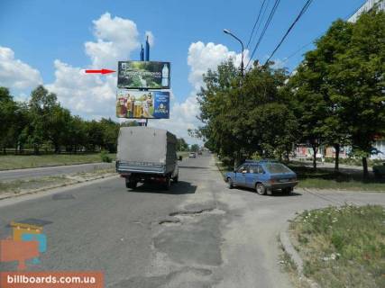 Билборд A в Мариуполе Шевченко бул., рынок "Космос", выезд, из центра, верхний фото 1