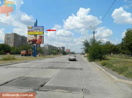 Билборд A в Мариуполе Шевченко бул., зупинка, виїзд з центру, верхній фото 1