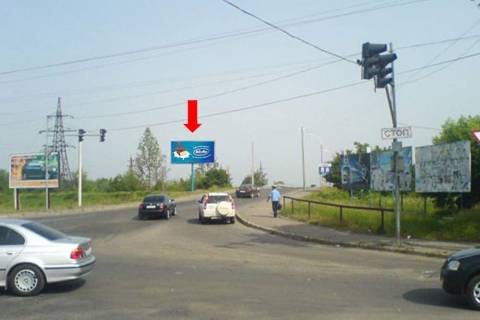 Билборд B в Мукачеве Берегівська вул. / Зріні вул. фото 1