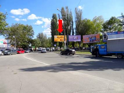 Билборд A в Николаеве, 3x6  Миру пр. / Богоявленський пр. (кол. Жовтневий пр.) , біля супермаркету "Велмарт", "Ельдорадо", ліва фото 1
