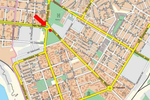 Билборд A в Николаеве, 3x6  Миру пр. / Богоявленський пр. (кол. Жовтневий пр.) , біля супермаркету "Велмарт", "Ельдорадо", ліва схема
