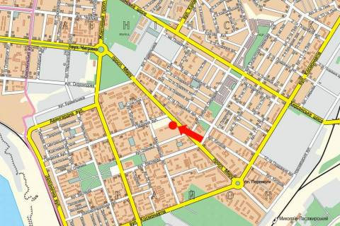 Билборд B в Николаеве, 3x6  Миру пр. / Південна вул., в бік Богоявленського пр. (кол. Жовтневий пр.), супермаркетів "Велмарт", "Ельдорадо" схема