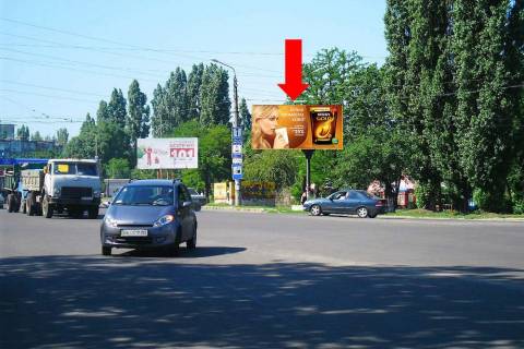 Билборд A в Николаеве Богоявленський пр. (кол. Жовтневий пр.) / Ковальська вул. (Кузнецька, Скороходова) , біля АЗС, в бік Космонавтів вул. фото 1