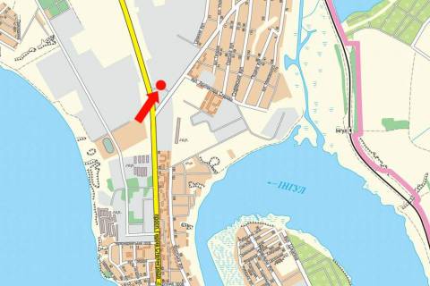 Билборд  в Николаеве Героев Сталинграда пр. / Ульянова ул., Терновская развилка, из центра схема