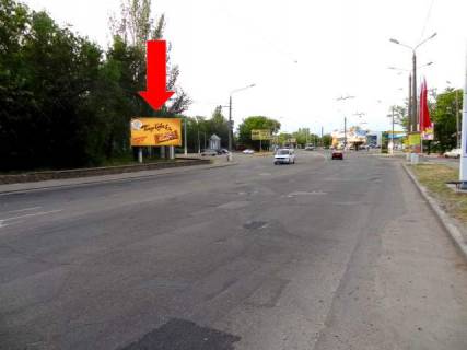 Билборд B в Николаеве, 3x6  Героїв України просп. (Героїв Сталінграда)., парк Перемоги, біля АЗС "Amic", супермаркетів "Амстор", "Praktiker", з центру фото 1