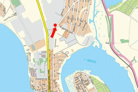 Билборд B в Николаеве, 3x6  Малко-Тирнівська вул. (кол. Ульянових вул.) / Старова вул., з центру схема