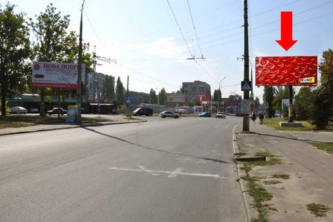 Билборд A в Николаеве, 3x6  Генерала Олекси Алмазова вул. (Генерала Карпенка) . / Морехідна вул., біля АЗС "Amic", з центру фото 1